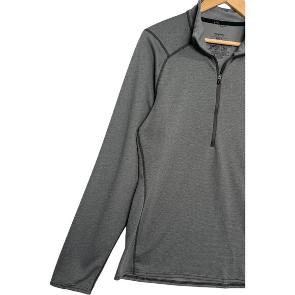 Patagonia Half Zip Mens Medium Gray Capilene Thermal Weight Base Layer Pullover - Picture 7 of 15
